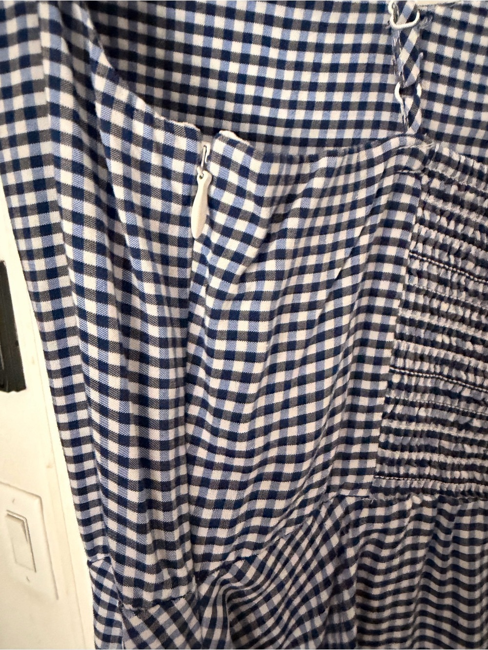 Old Navy Blue Gingham Spaghetti-Strap Sundress - Picture 4 of 5